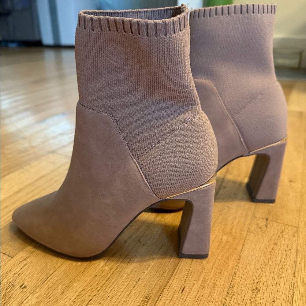 Call It Spring Taupe Heeled Boots